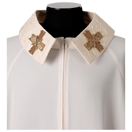 "Première" chasuble in silk damask with genuine crystals by Vebi Confections 7