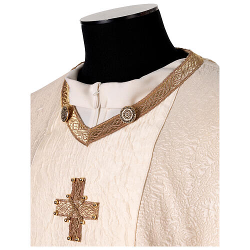 Premiere Chasuble in Silk Damask with Real Crystals, Vebi Confezioni 8