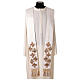 Silk stole with multicolour cross trim and crystals - "Première" Collection by Confezioni Vebi s1