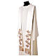 Silk stole with multicolour cross trim and crystals - "Première" Collection by Confezioni Vebi s3