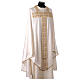 Chasuble of 100% silk with golden orphrey by Vebi Confezioni, "Première" collection s7