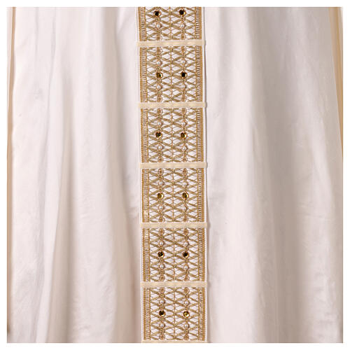 Chasuble 100% soie galon doré Vebi Confezioni collection « Première » 3