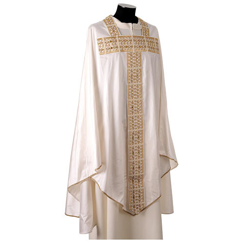 Chasuble 100% soie galon doré Vebi Confezioni collection « Première » 7