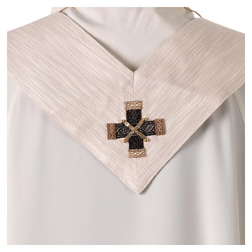 Chasuble « Première» en soie damassée avec cristaux authentiques Confezioni Vebi 13