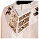 Premiere Chasuble in 100% Lurex Silk with Crosses and Crystals by Vebi Confezioni s7