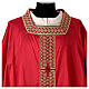 Chasuble pure soie bande dorée insertions velours Vebi Confection collection « Première » s2