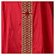 Chasuble pure soie bande dorée insertions velours Vebi Confection collection « Première » s3