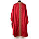 Chasuble pure soie bande dorée insertions velours Vebi Confection collection « Première » s7