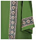 Polyester dalmatic with golden appliqué border s3