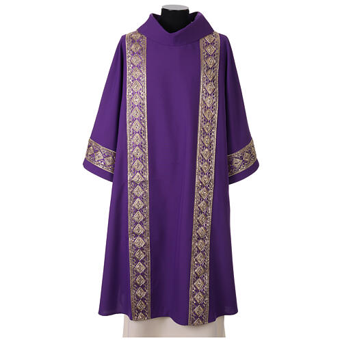 Polyester Dalmatic with Gold Applied Border 9
