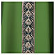 Casula gallone applicato dorato con strass poliestere s2