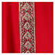Casula gallone applicato dorato con strass poliestere s4