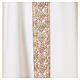Casula gallone applicato dorato con strass poliestere s5