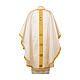 Chasuble ovale en satin de soie Christ Miséricordieux peint à la main Vebi Confezioni s7