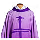 Chasuble croix clou impression numérique encolure anneau inversée Vebi Confezioni s2