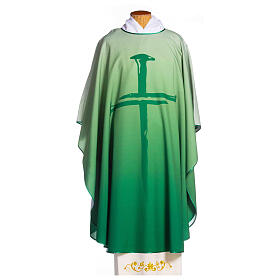 Chasuble Digital Print Cross Nail Crew Neck, Vebi Confezioni