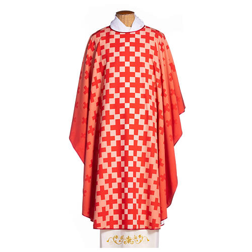 Chasuble tour de cou Mille Croix en microfibre légère avec impression numérique Vebi Confezioni 3