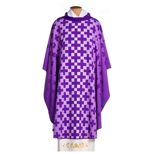 Chasuble Gothic-Inspired Light Microfiber with Digital Print by Vebi Confezioni 4