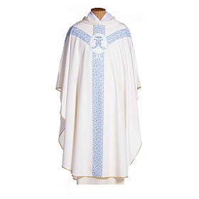 Chasuble mariale avec impression numérique et col rond Vebi Confezioni