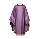Classic priest chasuble in wool, silk, and lurex by Vebi Confezioni s3