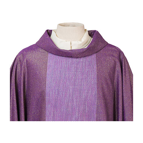 Chasuble sacerdotale classique laine soie lurex Vebi Confezioni 6