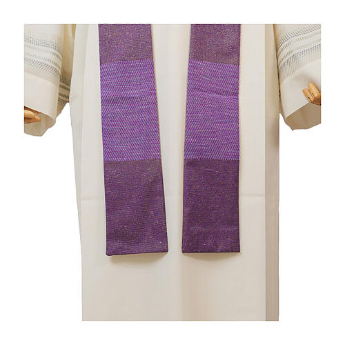 Casula sacerdotale classica lana seta lurex Vebi Confezioni 14