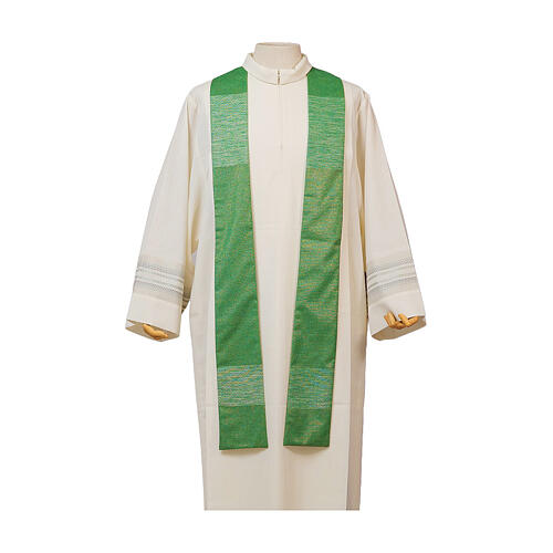 Casula sacerdotal clássica lã seda lurex Vebi Confezioni 10