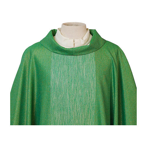 Classic Priestly Chasuble Wool Silk Lurex Vebi Confezioni 4