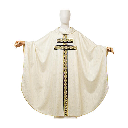 Chasuble with themed stole in pure wool by Vebi Confezioni 1
