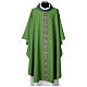 Gamma chasuble with machine-embroidered stole, gold floral motifs s2