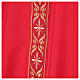 Gamma chasuble with machine-embroidered stole, gold floral motifs s5