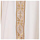 Gamma chasuble with machine-embroidered stole, gold floral motifs s7