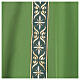 Chasuble with central panel Gamma floral motifs in gold machine-embroidered s3