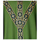 Casulla cruz de San Andrés Gamma bordados florales hilo dorado s2