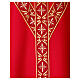 Casulla cruz de San Andrés Gamma bordados florales hilo dorado s4