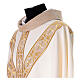 Casulla cruz de San Andrés Gamma bordados florales hilo dorado s9