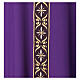 Casulla cruz de San Andrés Gamma bordados florales hilo dorado s10