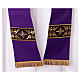 Chasuble croix de Saint-André Gamma broderies florales fil doré s18