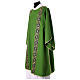 Polyester Dalmatic Gamma with Floral Golden Stitching Gallons s3