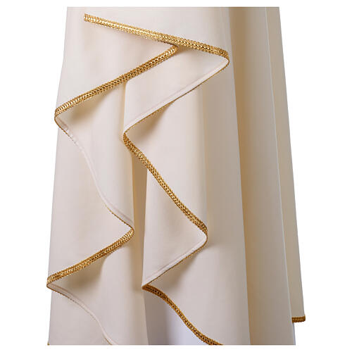 Marienkasel von Gamma, aus Wolle, Unterstola aus besticktem Satin, 130 × 160 cm 7