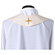 Chasuble mariale Gamma en laine satinée brodée s11