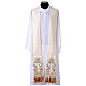Marian Chasuble in wool with embroidered satin orphrey s9