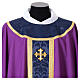 Slabbinck Chasuble 100% Wool Damask Embroidered Cross s9