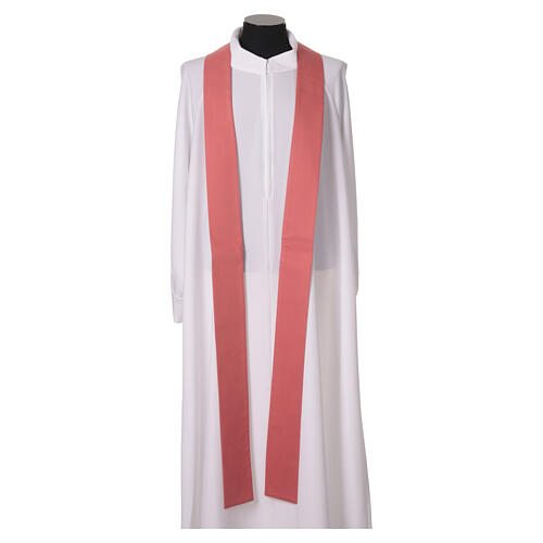 Slabbinck rose damask chasuble with embroidered cross 8