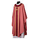Slabbinck rose damask chasuble with embroidered cross s4