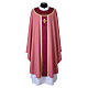 Casula Slabbinck rosa damasco con croce ricamata s1
