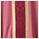 Casula Slabbinck rosa damasco con croce ricamata s5