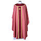 Casula Slabbinck rosa damasco con croce ricamata s6
