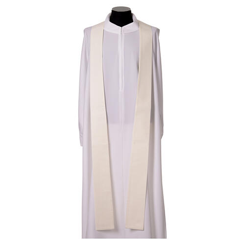 Hand-embroidered white Marian chasuble by Slabbinck 8