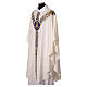 Hand-embroidered white Marian chasuble by Slabbinck s4